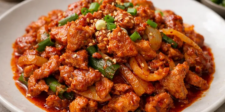 제육볶음 — 매콤 달콤 집밥 제육볶음 레시피 (간단 양념)