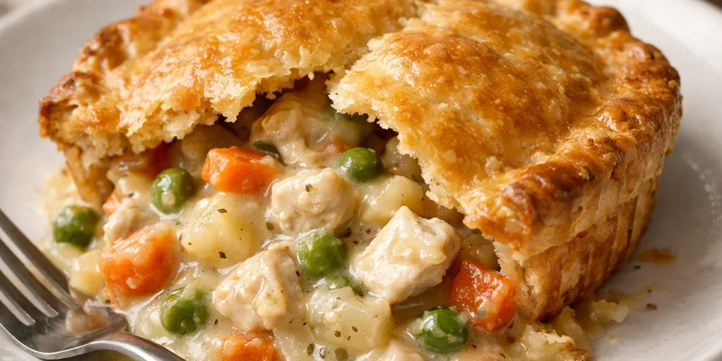 Classic Chicken Pot Pie (Flaky Crust, Creamy Filling)