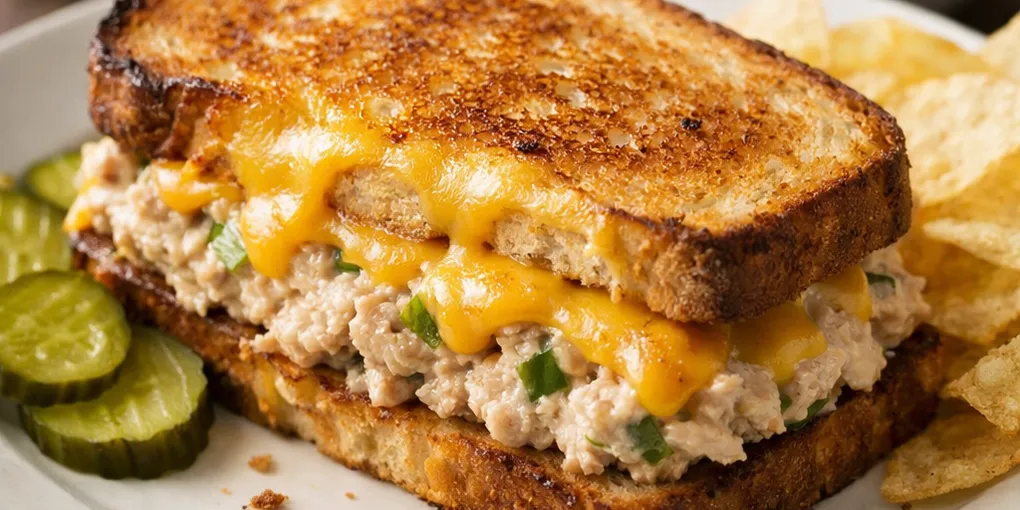 Classic Tuna Melt (Stovetop Tuna Melt)