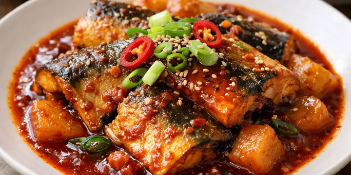 고등어조림 — 매콤 달콤 집밥 양념으로 만드는 정성 가득한 반찬