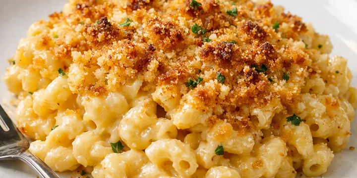 Classic Baked Macaroni and Cheese (Creamy with Crispy Top)