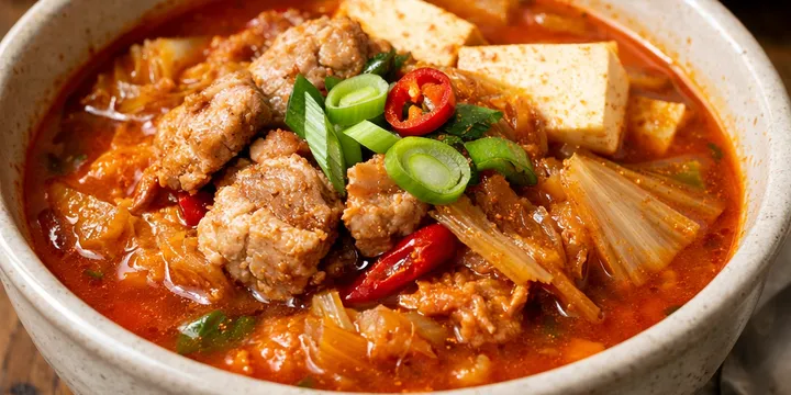 김치찌개 — 돼지고기 넣은 클래식 집밥 김치찌개