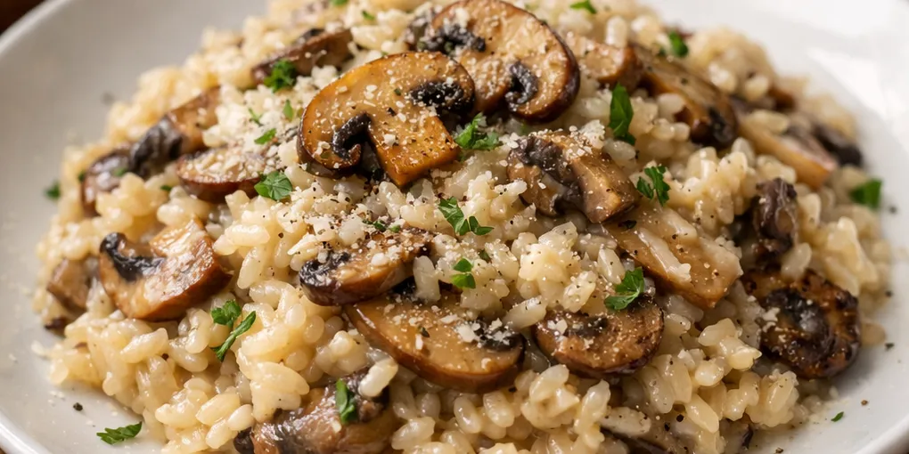 Creamy Mushroom Risotto (Weeknight Comfort)