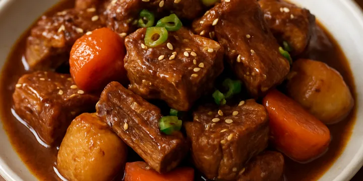 촉촉한 한식 갈비찜 — 집에서 만드는 간단 소갈비찜