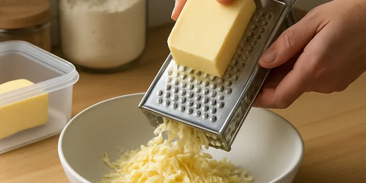 Grate Your Butter for Instant Flaky Pastry