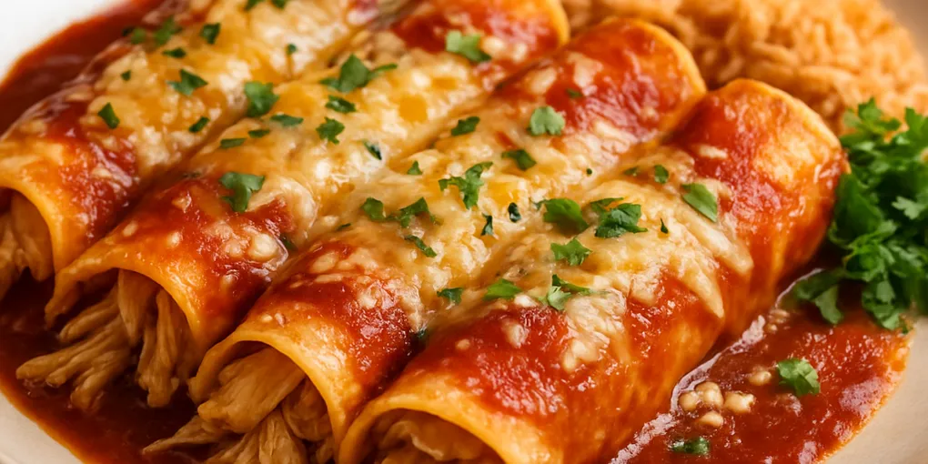 Easy Chicken Enchiladas (Classic Tex-Mex)