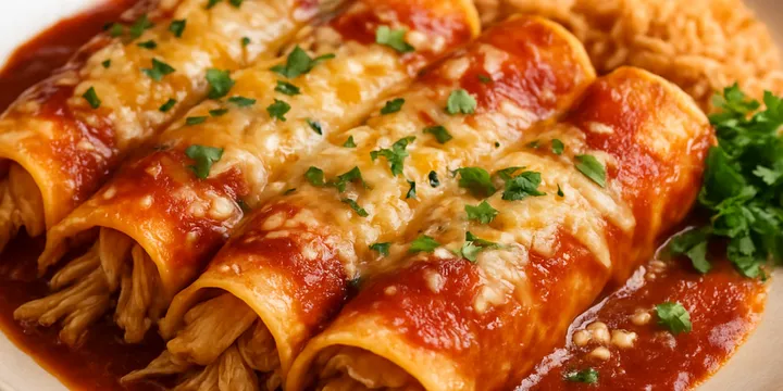Easy Chicken Enchiladas (Classic Tex-Mex)