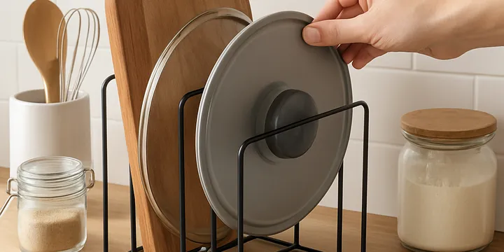 Vertical Board Vault — Convert a File Organizer into a Space-Saving Board & Lid Rack