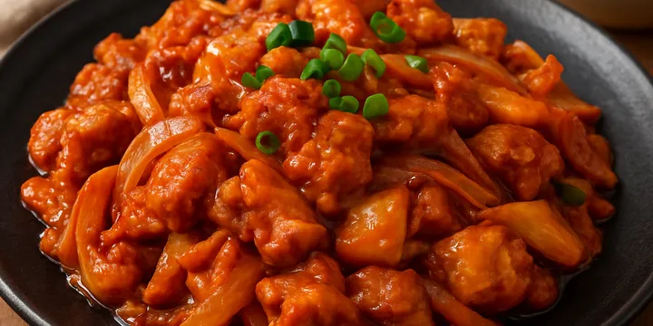 철판 스타일 매콤 닭갈비 — 집에서 만드는 간단 레시피