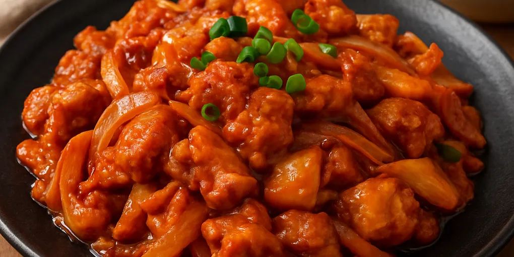 철판 스타일 매콤 닭갈비 — 집에서 만드는 간단 레시피