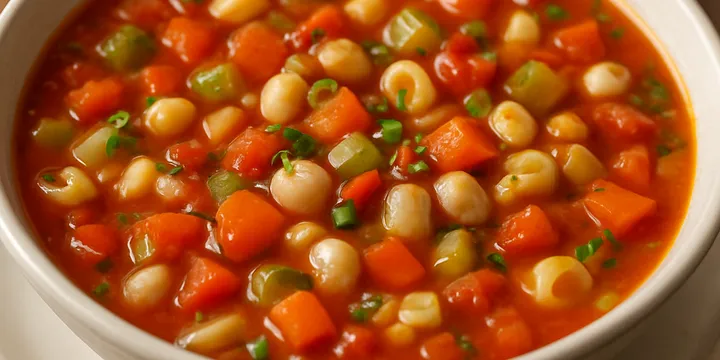 Classic Minestrone Soup (Hearty Everyday Vegetable Soup)