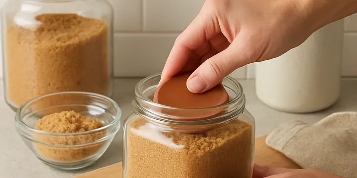 Keep Brown Sugar Soft for Months with a Clay Disc